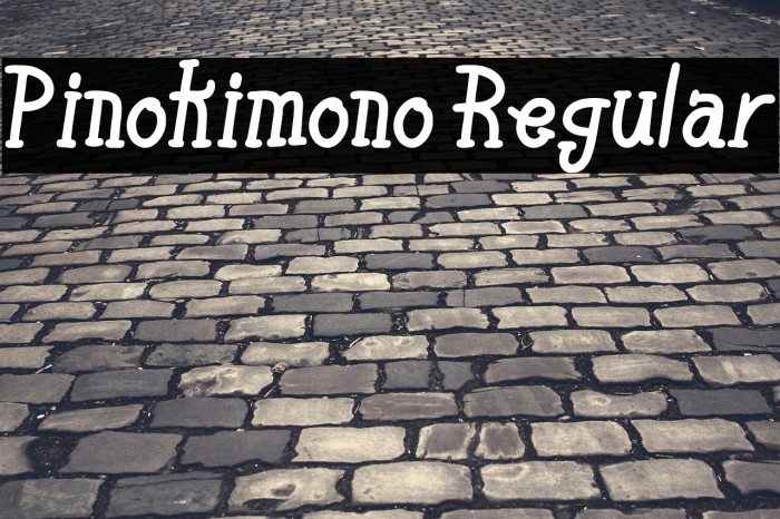 Pinokimono Regular Example 2