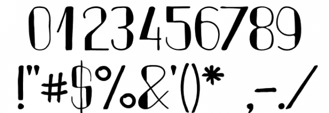 Pinon Font OTHER CHARS