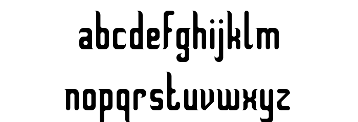 Pinophyta Regular Font LOWERCASE