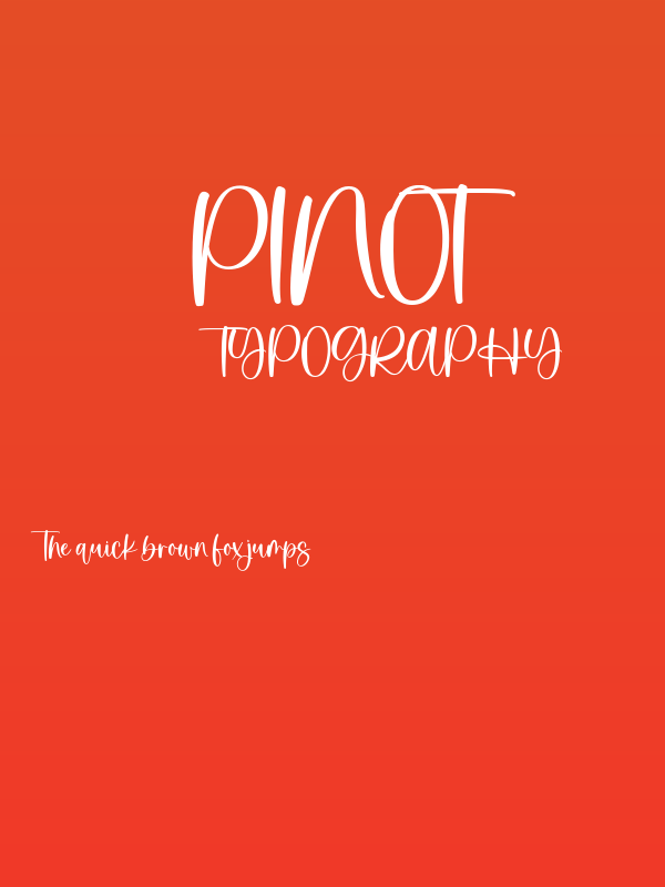 Pinot Poster