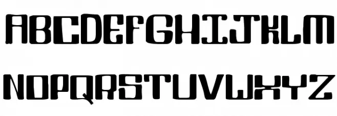 Pinoy Шрифта ВЕРХНИЙ