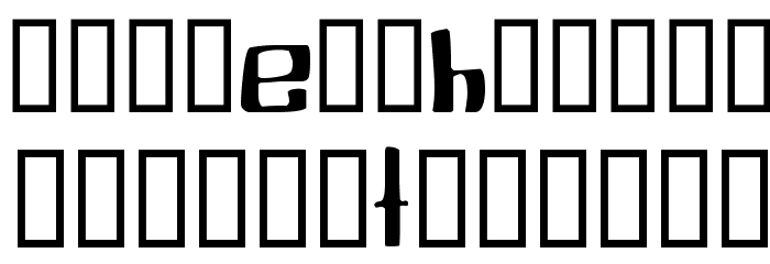Pinoy Font LOWERCASE
