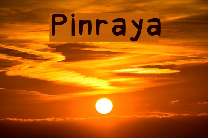 Pinraya Example 1