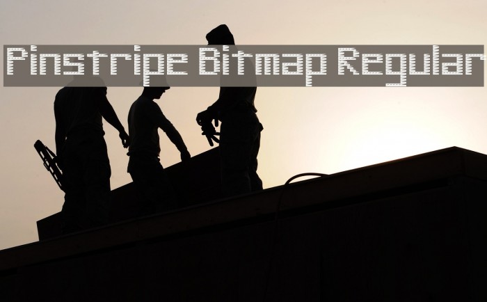 Pinstripe Bitmap Regular Example 2