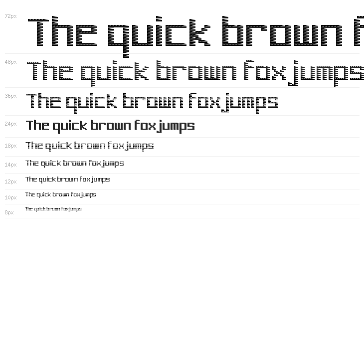 Pinstripe Bitmap Regular Waterfall