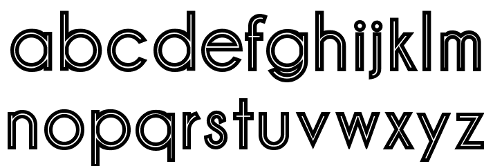 Pinstripe Limo Font LOWERCASE