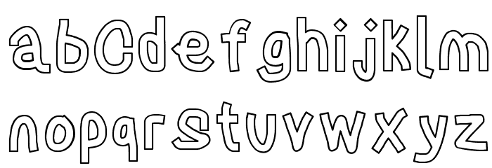 Pinstriping Tape Font LOWERCASE