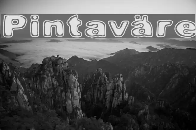 Pintaväre Font examples