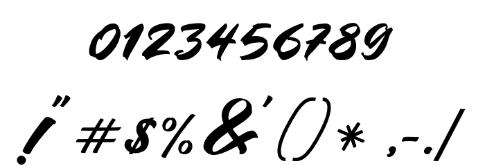 PinteniumFreePersonalUse Font OTHER CHARS