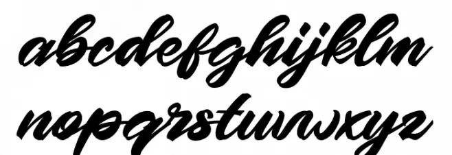 PinteniumFreePersonalUse 字体 小写