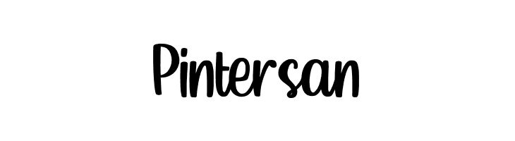 Pintersan  नि: शुल्क फ़ॉन्ट्स डाउनलोड