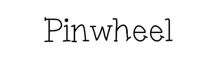 Pinwheel  font caratteri gratis