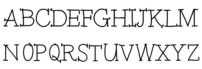 Pinwheel Font Litere mari