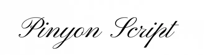 Pinyon Script  Frei Schriftart Herunterladen