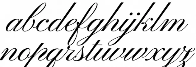 Pinyon Script Fonte MINÚSCULAS