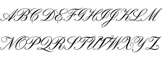 Pinyon Script Polices MAJUSCULES