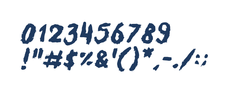 Pinzelan Italic Other Characters