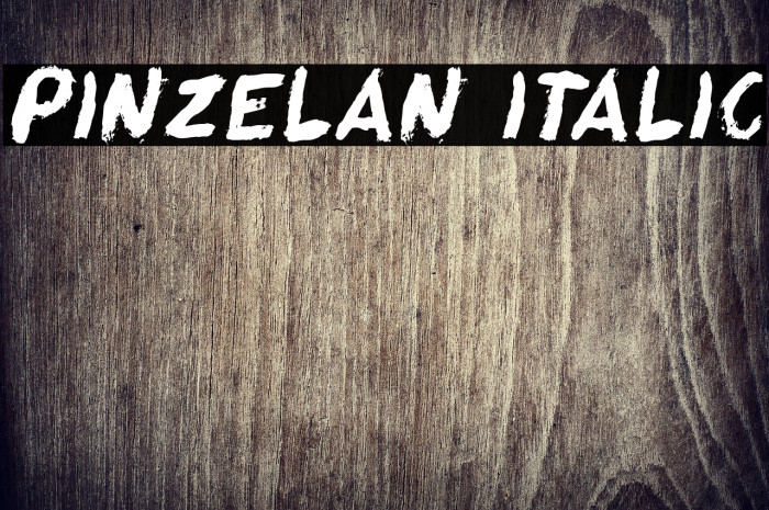 Pinzelan Italic Example 2