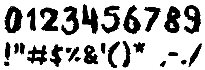 Pinzelan Font OTHER CHARS