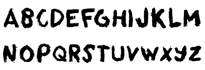 Pinzelan Font LOWERCASE