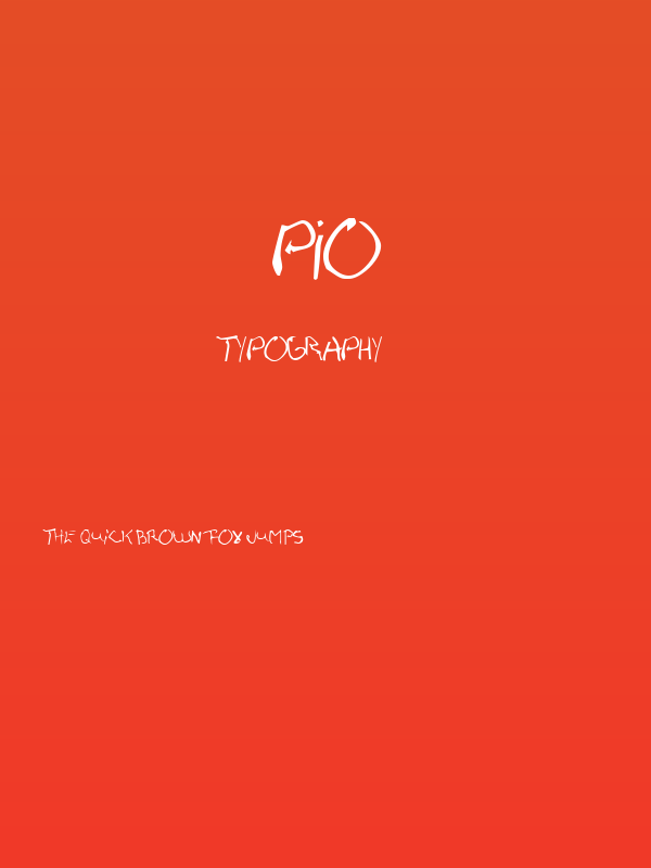 Pio Poster