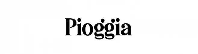 Pioggia  Frei Schriftart Herunterladen