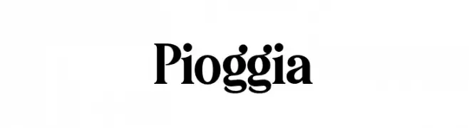 Pioggia  Frei Schriftart Herunterladen