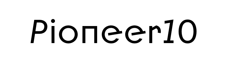 Pioneer10  免费字体下载