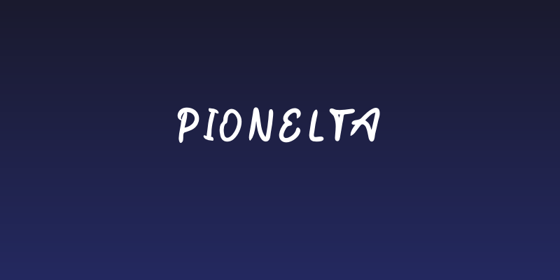 Pionelta Social Header
