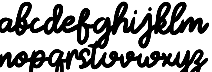 Pionelta Font LOWERCASE