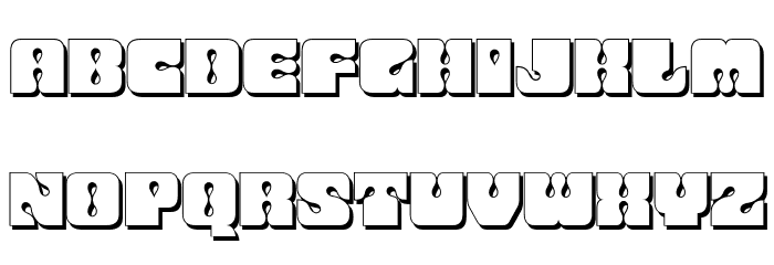 Pioppo 3D Regular Font OTHER CHARS