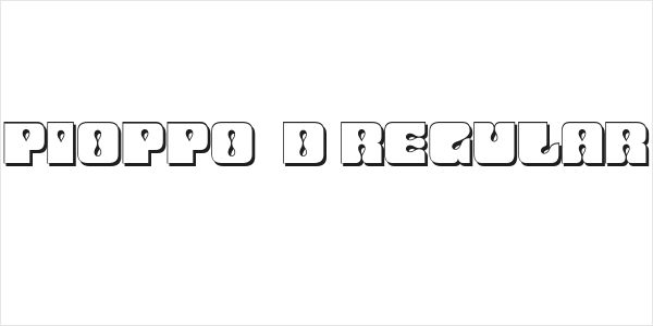 Pioppo 3D Regular Logo