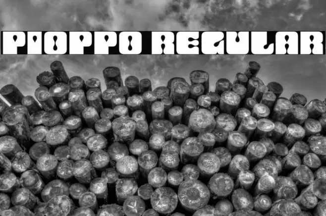 Pioppo Regular Font examples