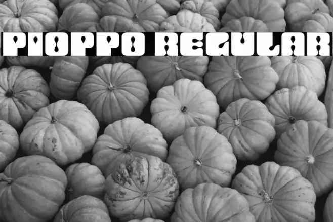 Pioppo Regular Font examples