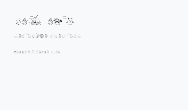 Piou Font Business Card