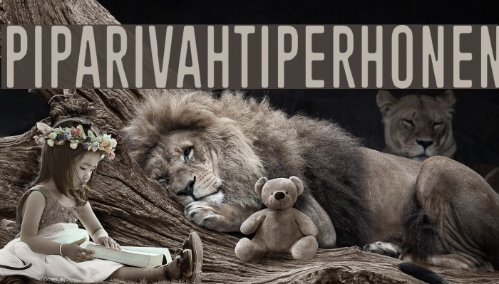 Piparivahtiperhonen Font examples