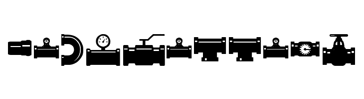 Pipe Fitting  font caratteri gratis