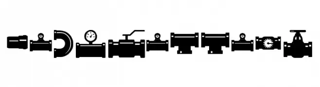Pipe Fitting  Free Fonts Download