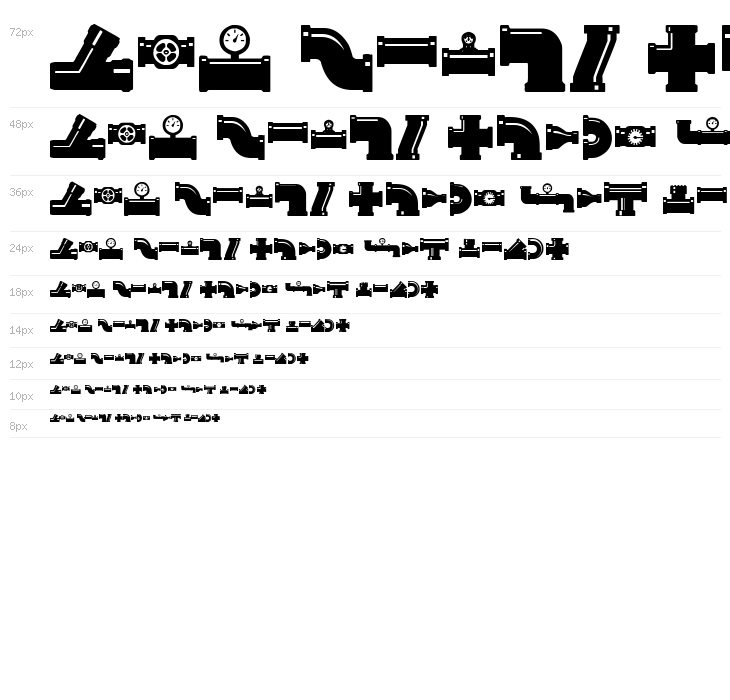 Pipe Fitting Waterfall