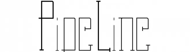 Pipe Line  Free Fonts Download
