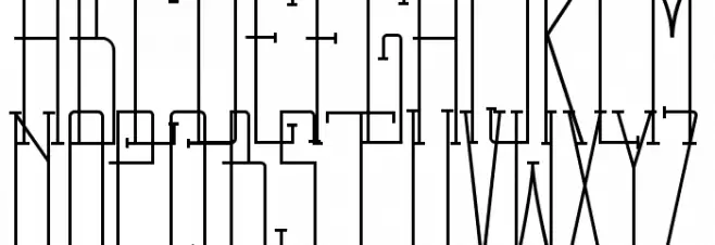 Pipe Line Caratteri MAIUSCOLE