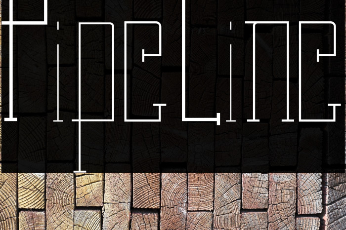 Pipe Line Font examples