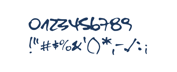 PipeFont2 Other Characters