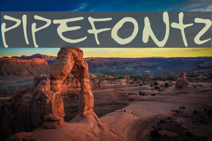 PipeFont2 Example 1