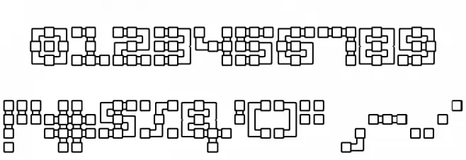 PipeSquare Rounded Font OTHER CHARS