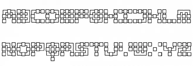 PipeSquare Rounded Schriftart Groß