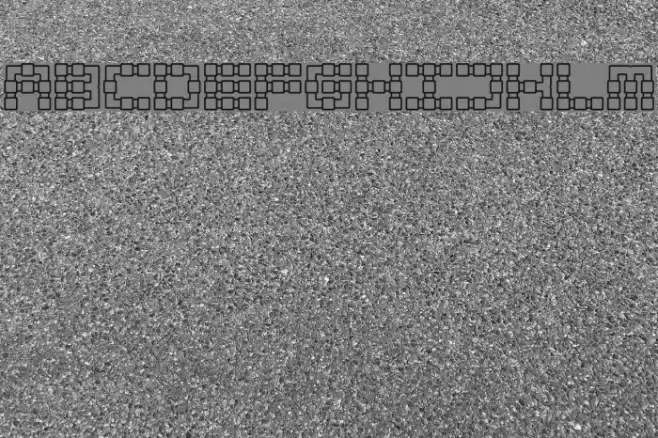 PipeSquare Rounded Font examples