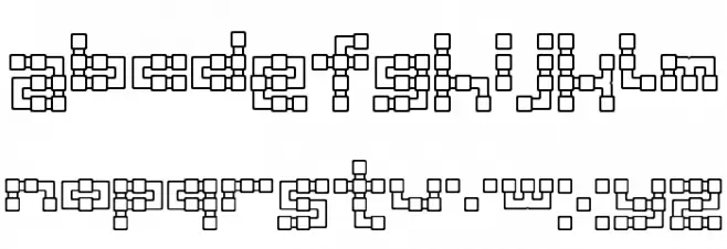 PipeSquare Rounded 字体 小写