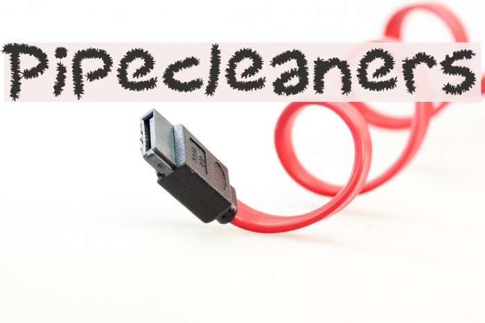 Pipecleaners Font examples