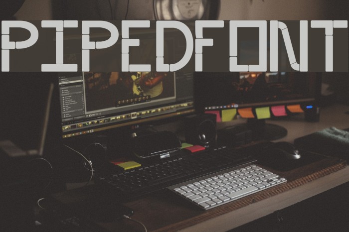 Piped Font examples